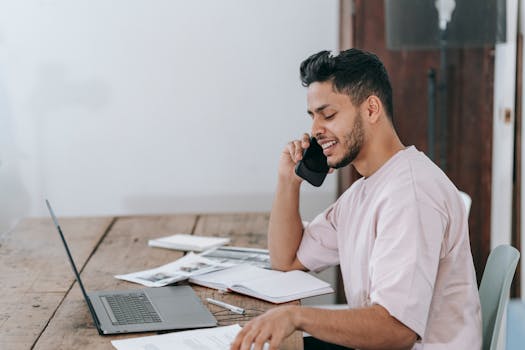 happy entrepreneur enjoying work-life balance