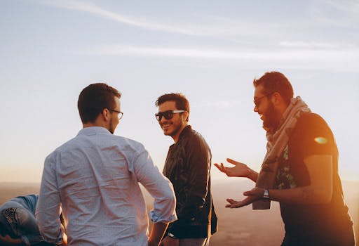 image of friends enjoying a gathering