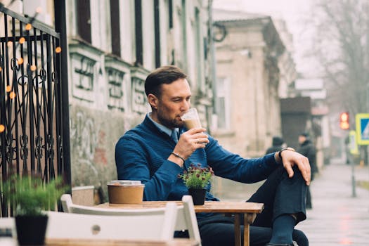 relaxing scene with a person meditating